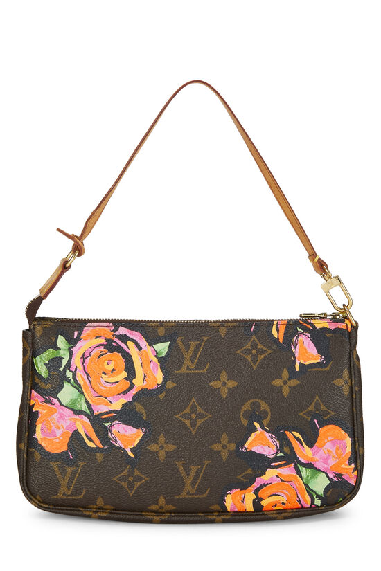 Stephen Sprouse x Louis Vuitton Monogram Roses Pochette Accessoires , , large image number 4