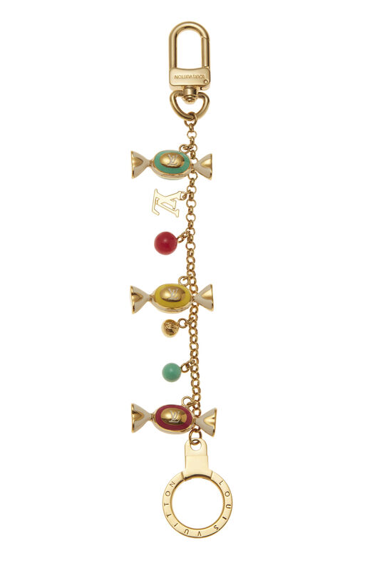 Louis Vuitton Gold & Multicolored Delice Bag Charm QJJ4H417MB001