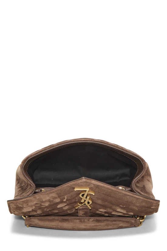 Brown Chevron Suede College Medium, , large image number 5
