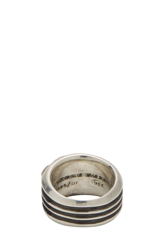 Sterling Silver Heart & Dagger Ring, , large image number 2