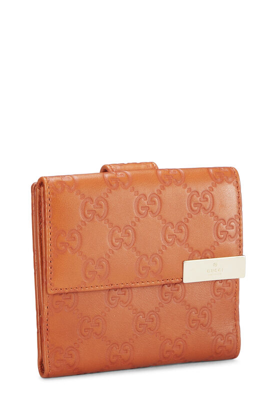 Orange Guccissima French Wallet, , large image number 1
