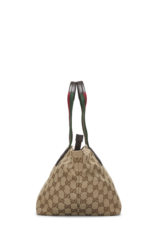 Original GG Canvas Soft Zip Tote, , large image number 2