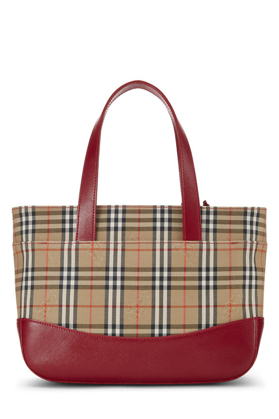 Red Haymarket Canvas Handle Bag Small, , large image number 3