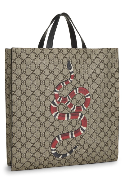 Original GG Supreme Canvas Kingsnake 2Way Tote Large, , large