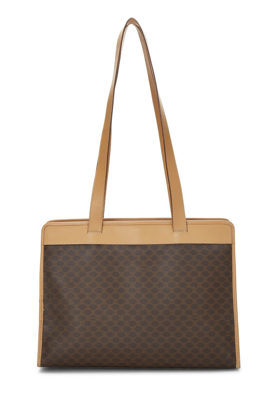 Brown Macadam Coated Canvas Tote, , large image number 3