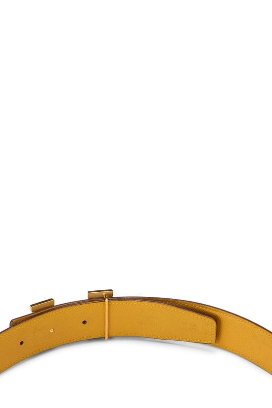 Gold Epsom Reversible Constance H Belt 75, , large image number 4