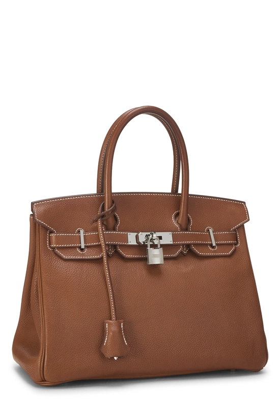 Fauve Barenia Faubourg Birkin 30, , large image number 1