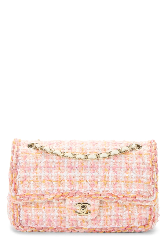 Multicolor Tweed Double Flap Medium, , large image number 0