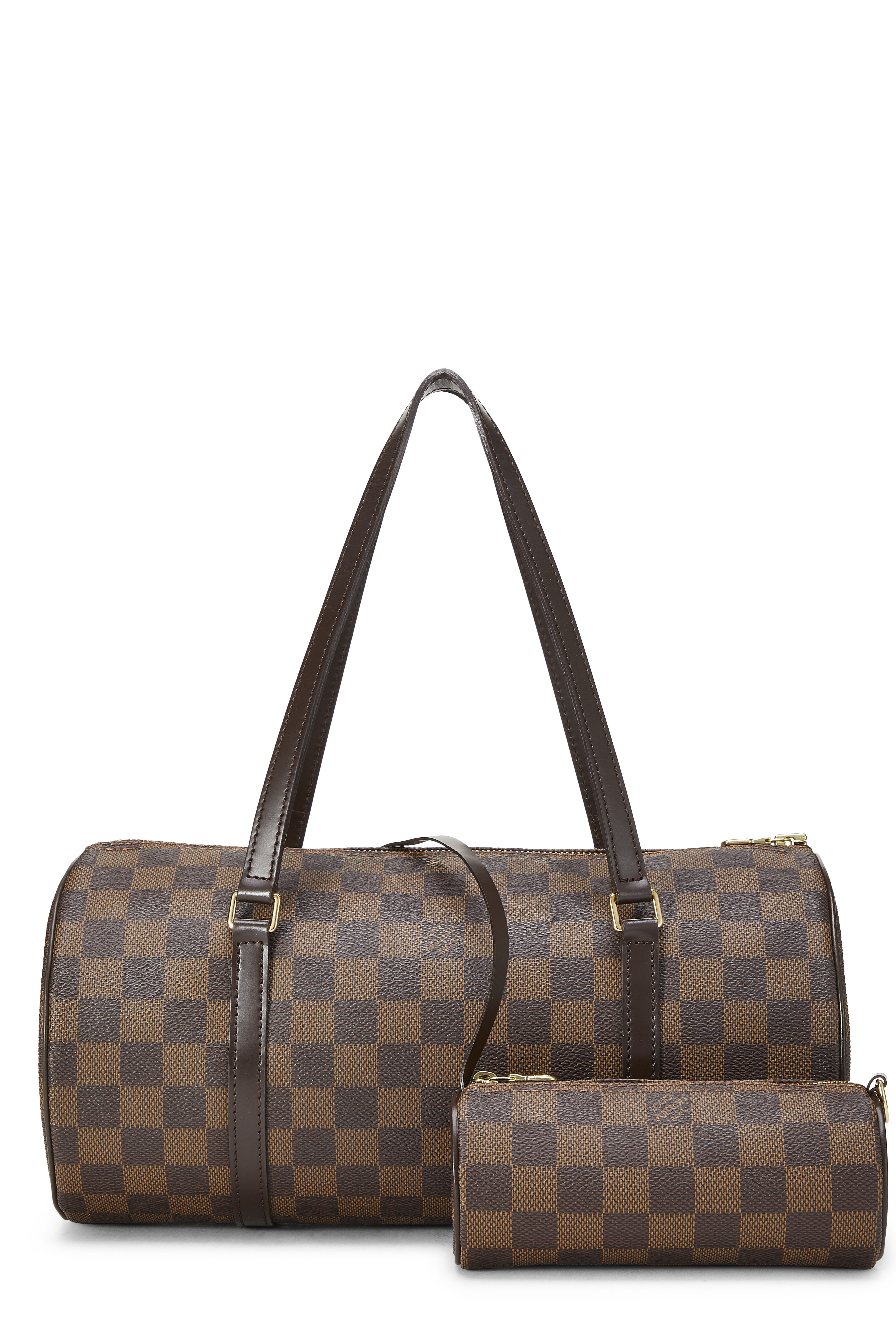 Pre-Owned Damier Ebene Papillon 30 \u0026 Mini Set QJB0G90T0B322