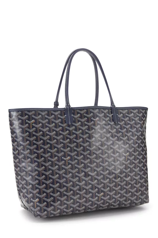 Navy Goyardine Canvas Saint-Louis PM, , large image number 1