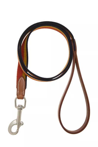 Multicolored Wool Rocabar Dog Leash, , large