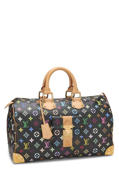 Takashi Murakami x Louis Vuitton Black Monogram Multicolore Speedy 40, , large