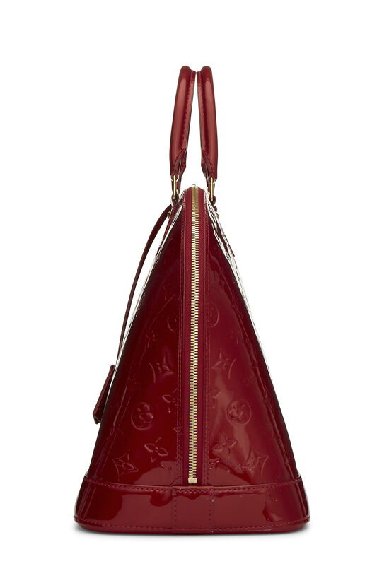 Louis Vuitton Rouge Fauviste Monogram Vernis Alma GM NM QJBHWE3AR3011