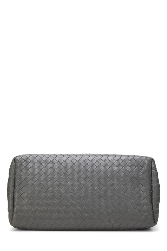 Grey Intrecciato Roma Tote Small, , large image number 4