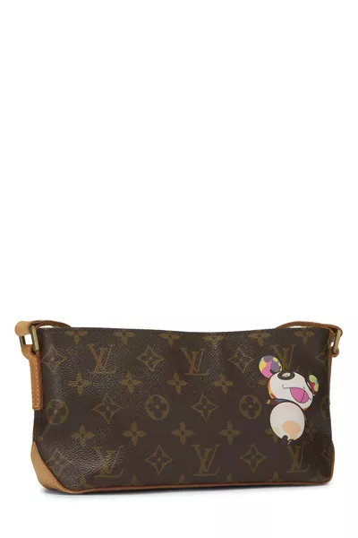 Takashi Murakami x Louis Vuitton Monogram Canvas Panda Trotteur, , large