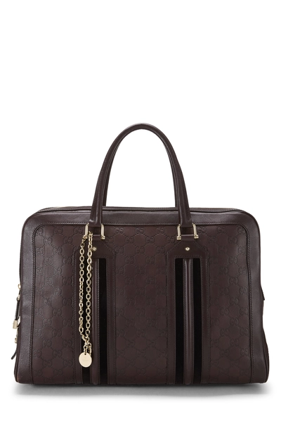 Brown Guccissima Briefcase