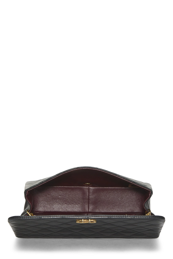 Black Quilted Lambskin Full Flap Small, , large image number 5