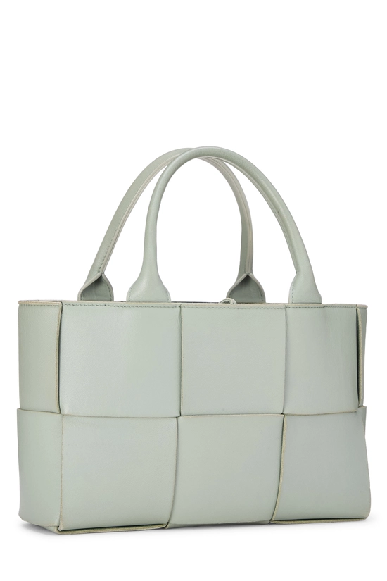 Green Calfskin Maxi Intrecciato Arco Tote Mini, , large image number 1