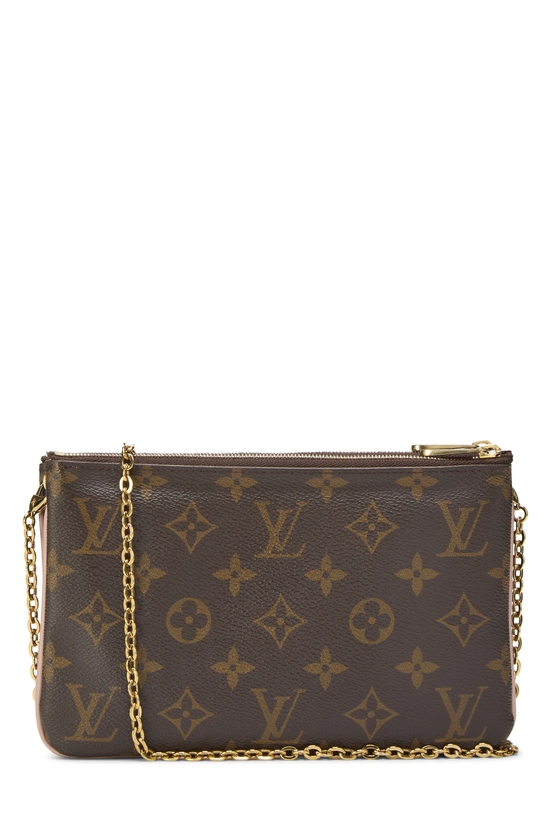 Monogram Flower Double Zip Pochette, , large image number 3