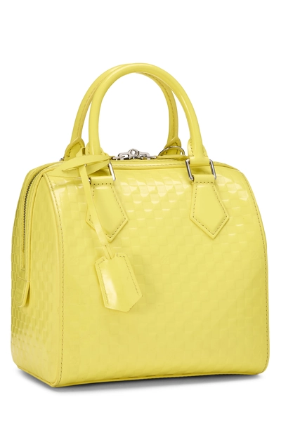 Yellow Damier Facette Speedy Cube PM, , large