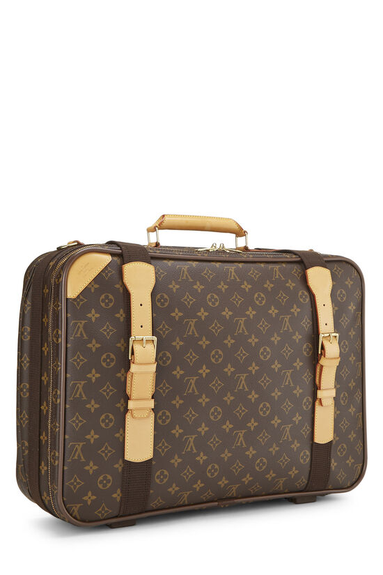 Louis Vuitton Monogram Travel Suitcase Luggage With F Monogram Auction