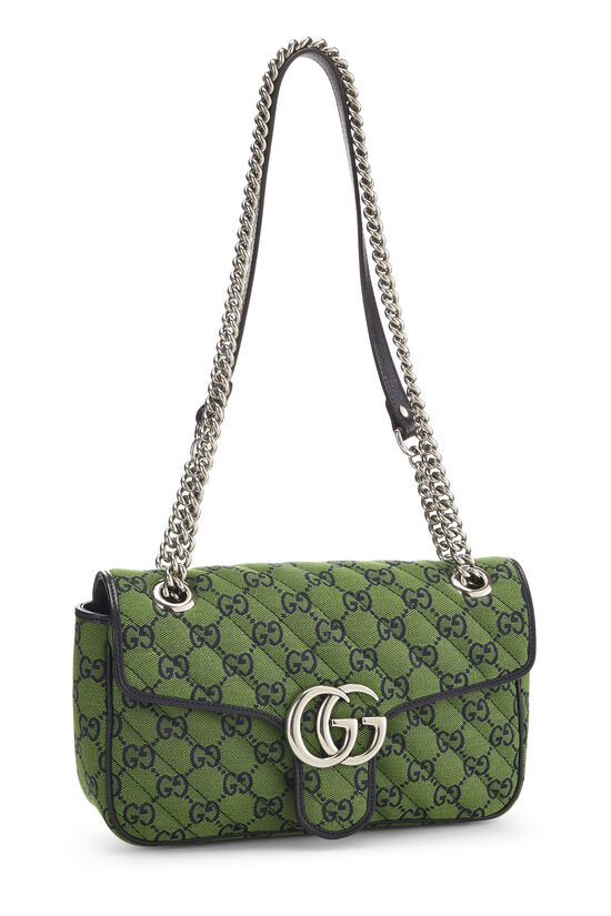 Green Original GG Canvas Marmont Shoulder Bag Small, , large image number 1