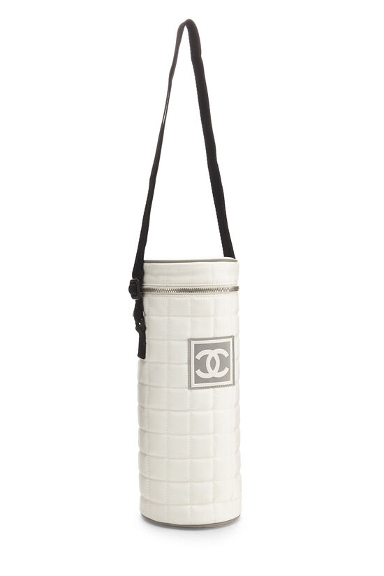Chanel White Nylon Sportline Bottle Holder Q6H0GQ2SWB006