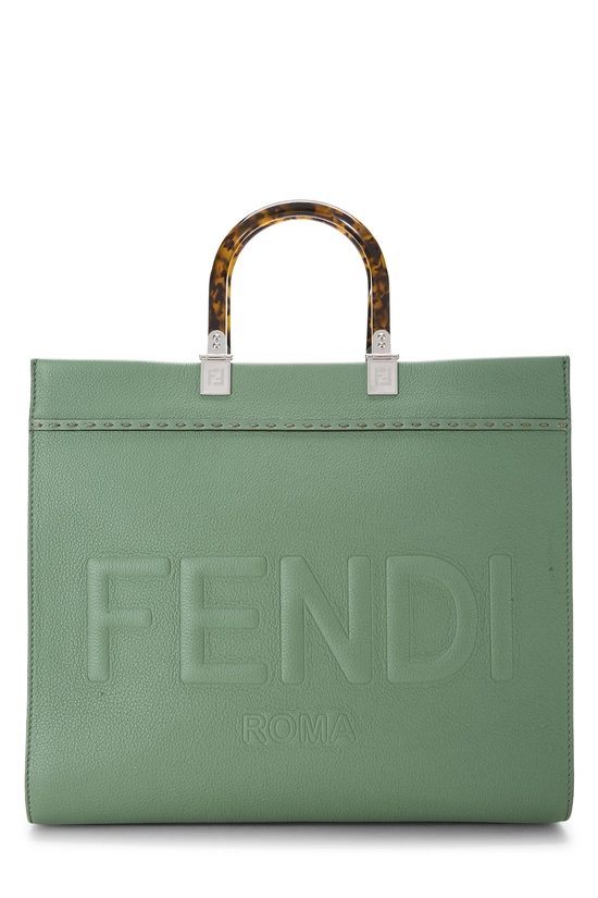 Green Calfskin Sunshine Shopper Medium, , large image number 0