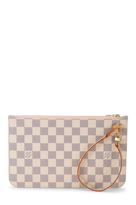Damier Azur Neverfull Pouch MM NM, , large image number 2