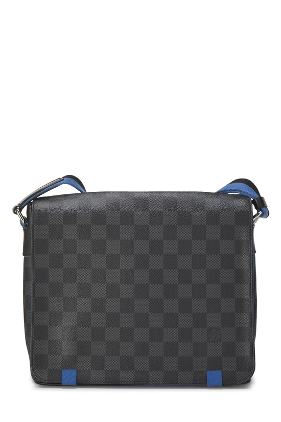 Blue Damier Graphite District PM NM, , large image number 0