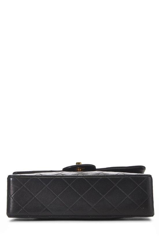 Black Quilted Lambskin Classic Double Flap Medium, , large image number 4