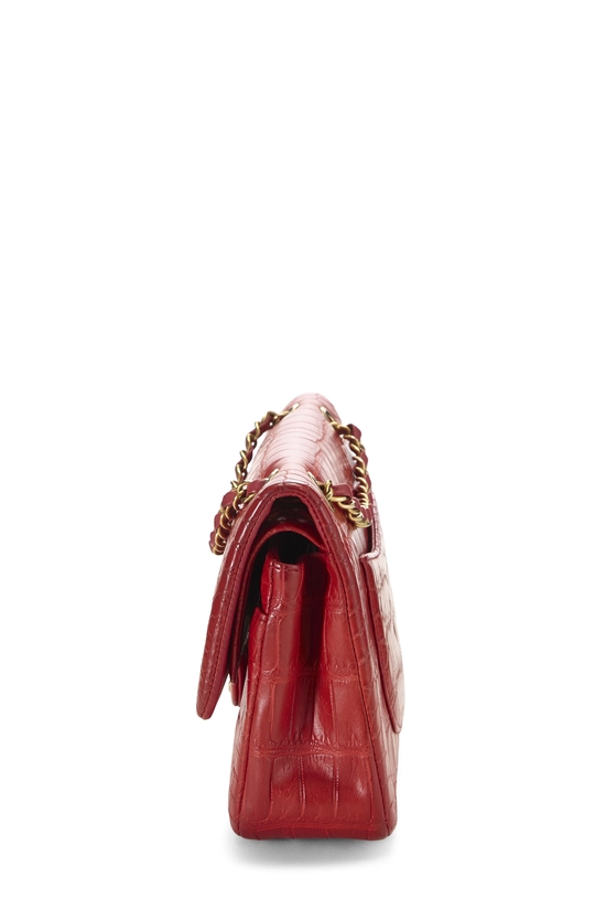 Red Crocodile Classic Double Flap Medium, , large image number 2