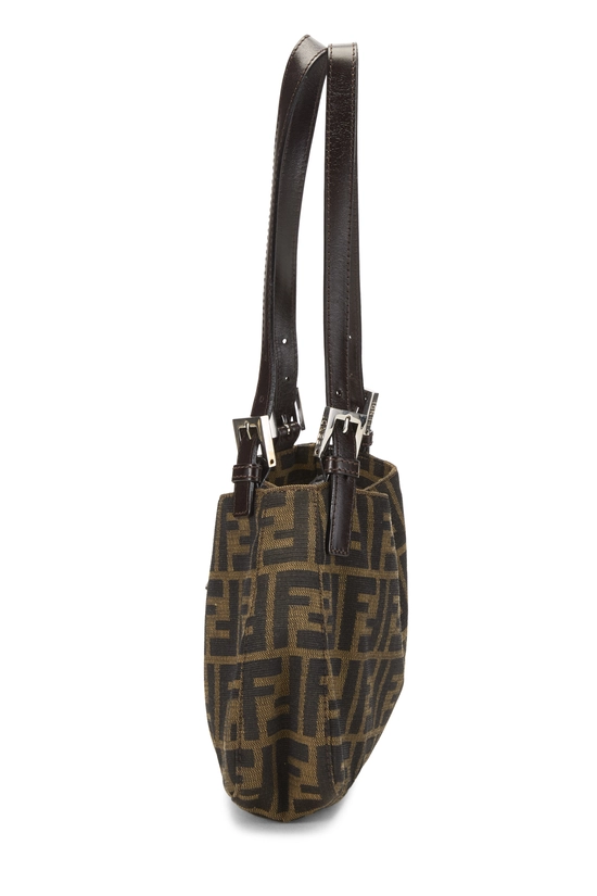 Brown Zucca Canvas Shoulder Bag, , large image number 2