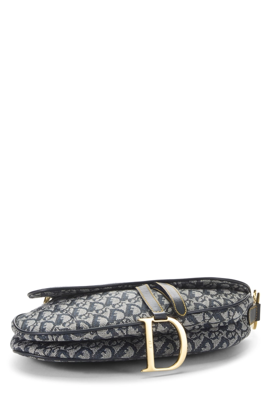 Navy Trotter Canvas Saddle Bag, , large image number 4