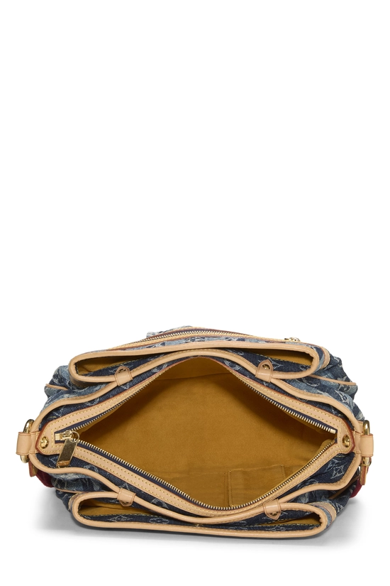 Blue Monogram Denim Baggy MM, , large image number 5