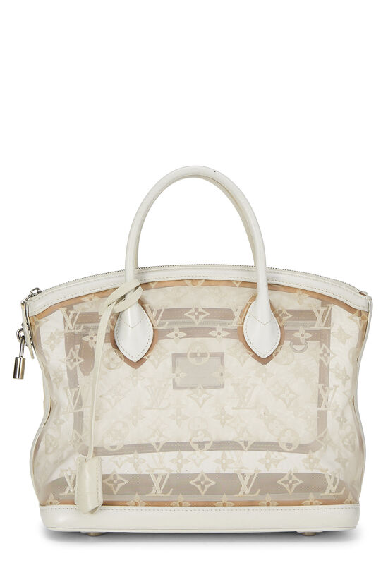White Monogram Transparence Lockit, , large image number 0