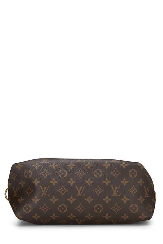 Louis Vuitton Black Monogram Flower Zip Tote MM QJB2FT1YKA007 | WGACA