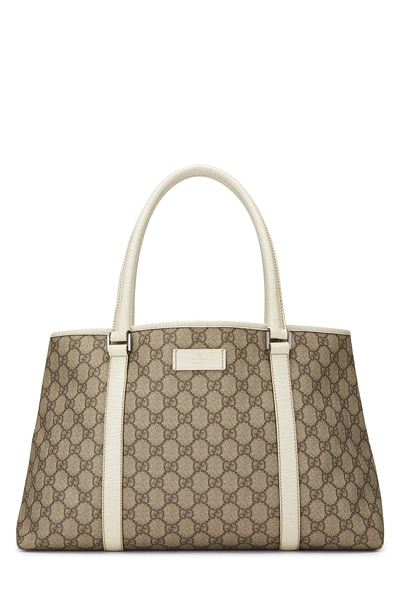 Gucci Original GG Supreme Canvas Tote