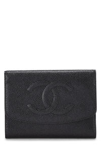 chanel caviar wallet