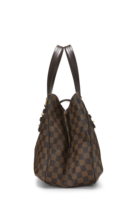 Louis Vuitton Damier Ebene Canvas Leather Griet Shoulder Bag