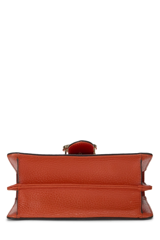 Orange Leather Interlocking Crossbody Small, , large image number 4