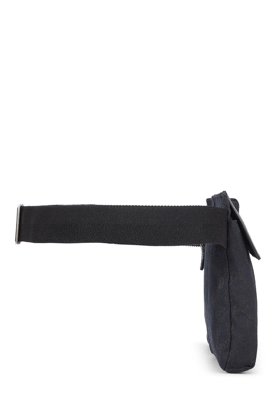 Black GG Canvas Double Pocket Waist Pouch, , large image number 2