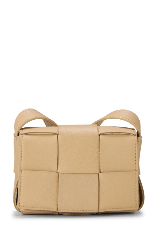 Beige Maxi Intrecciato Candy Cassette Crossbody, , large image number 0