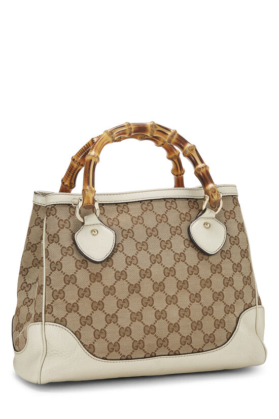 Diana Mini GG Canvas Tote Bag in Brown - Gucci