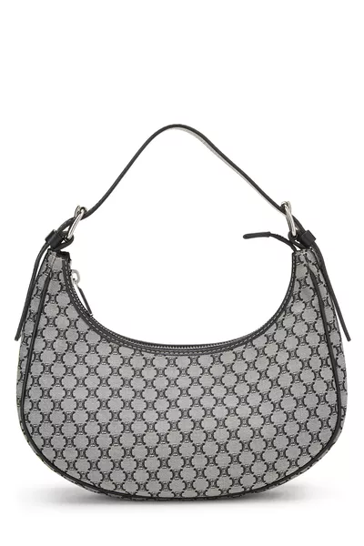 Black Triomphe Canvas Shoulder Bag