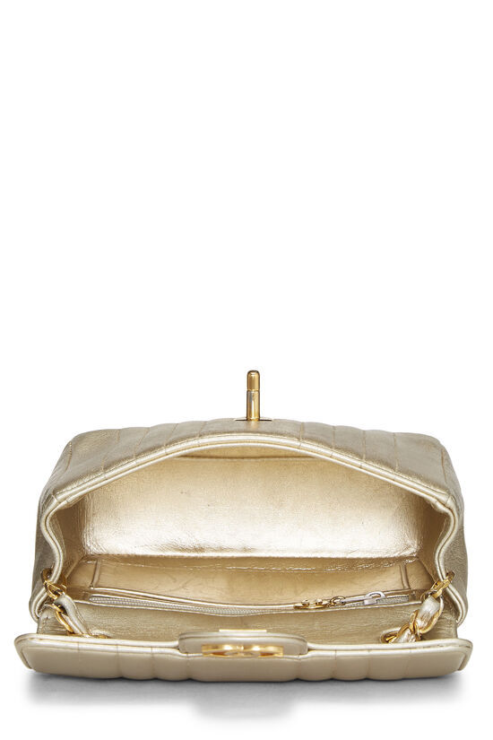 Chanel Vintage Envelope Flap Bag Chevron Lambskin Medium 40568123