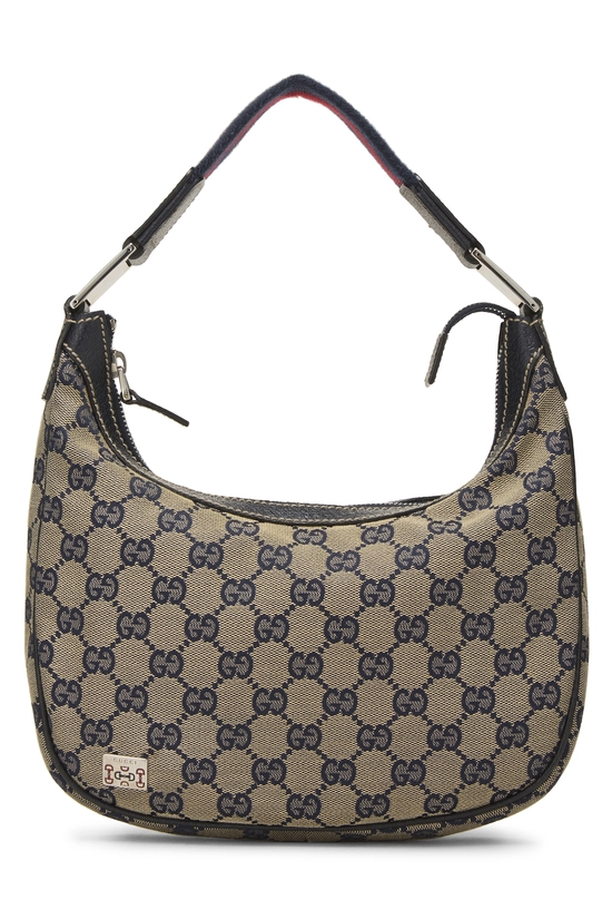 Navy Original GG Canvas Pop Hobo, , large image number 0