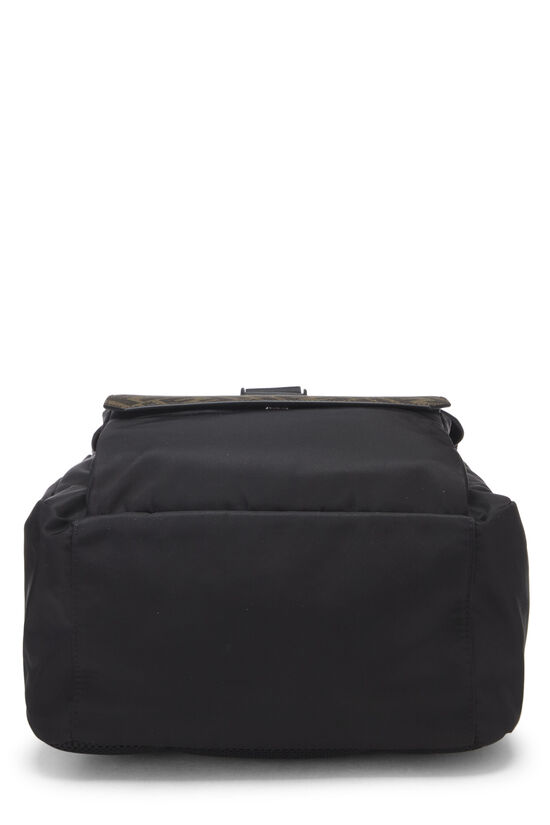 Black Nylon Buckle Backpack, , large image number 5