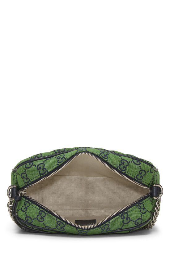 Green Canvas GG Marmont Crossbody Small, , large image number 5