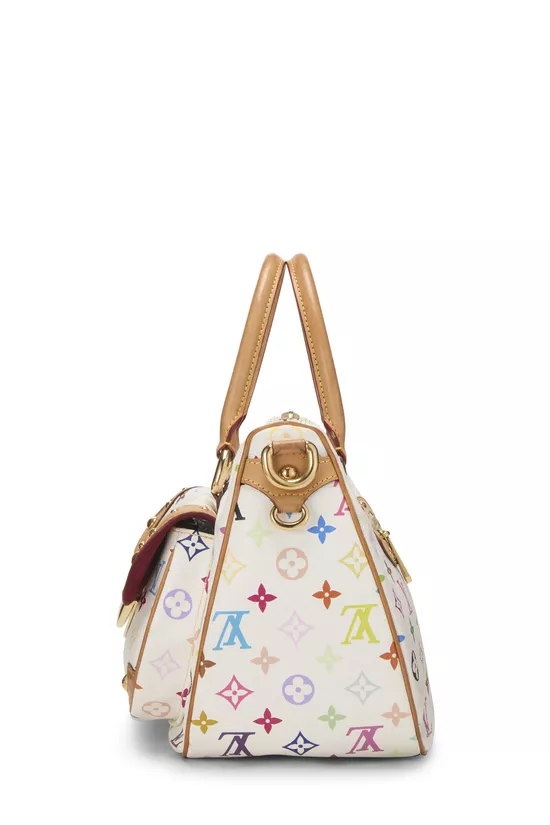 Takashi Murakami x Louis Vuitton White Monogram Multicolore Rita, , large image number 2